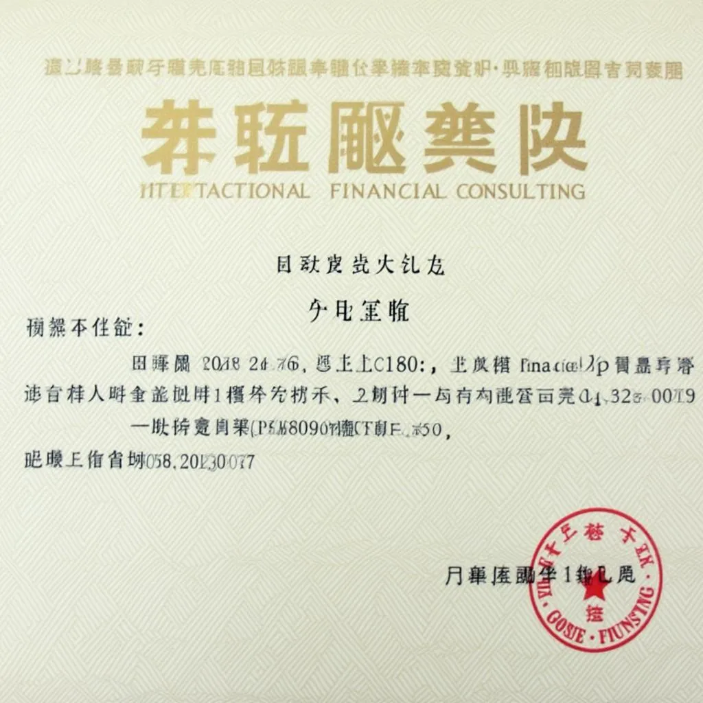 Certificación financiera